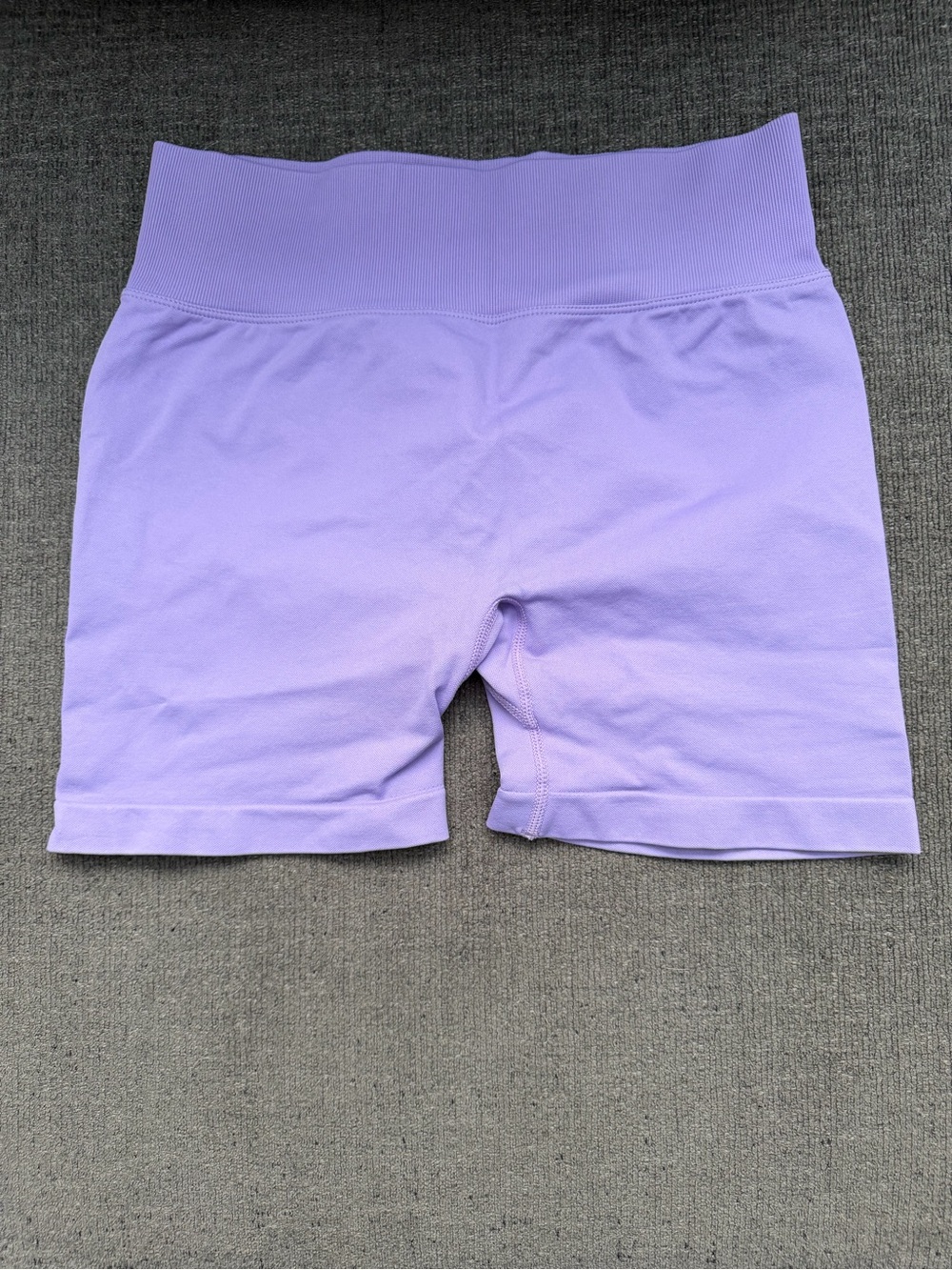 High-Waist Lilac Bike Shorts for Women